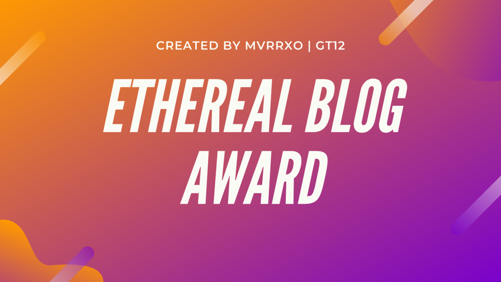 Introducing the Ethereal Blog Award
